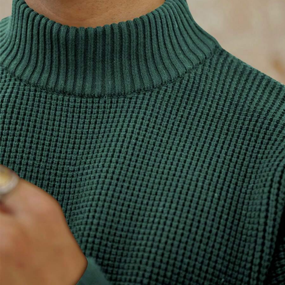 Gabriele - Diamond Turtleneck Sweater