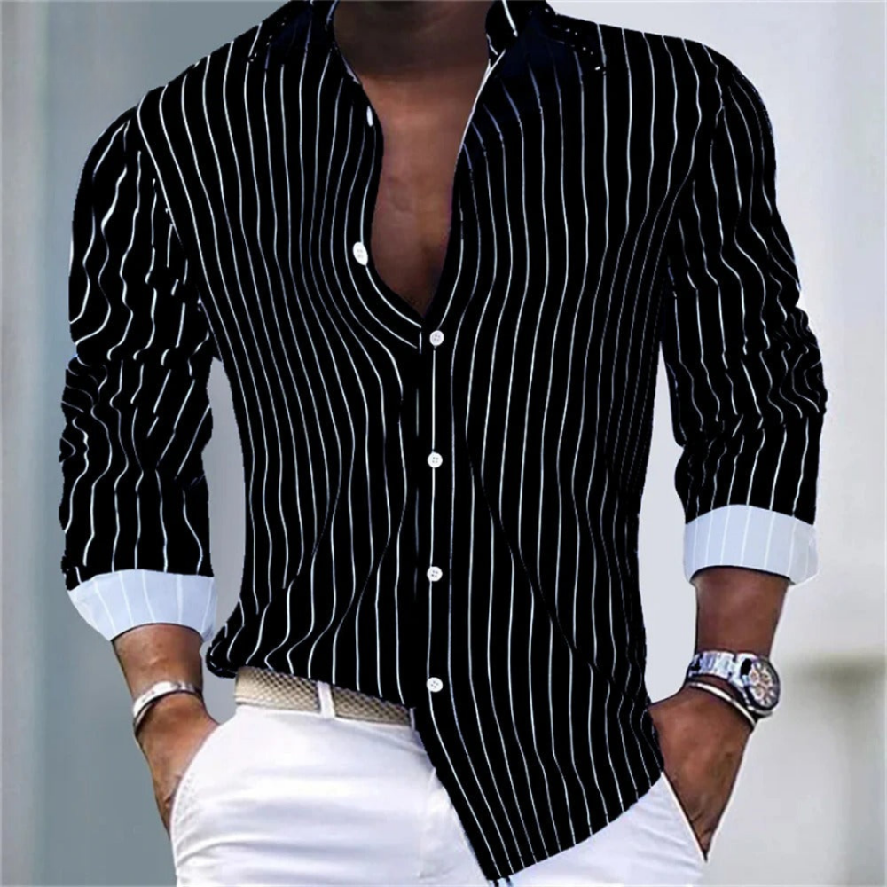 Ermenegildo - Casual Striped Shirt