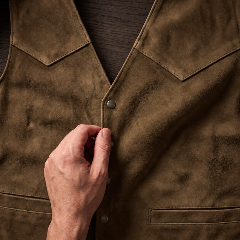 Francesco Suede Vest