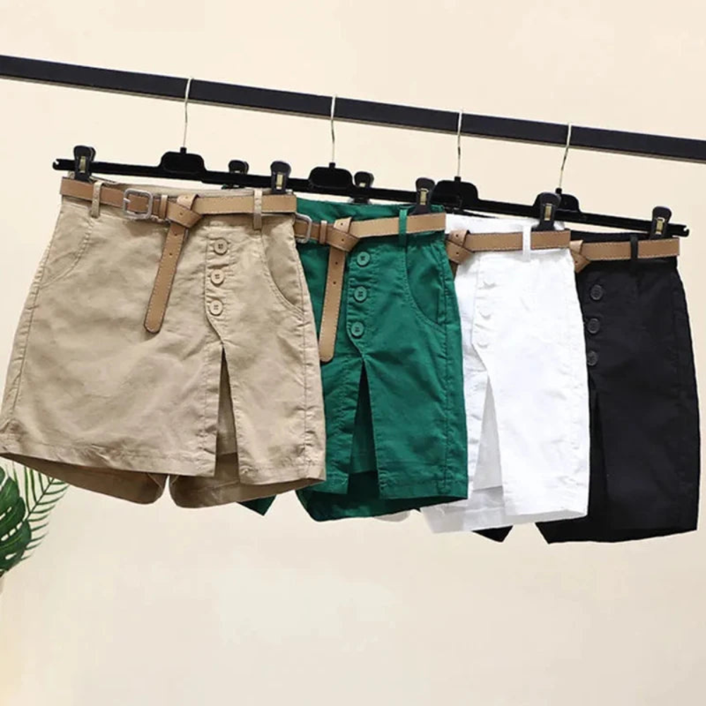 Milano Loose Belted Skort Pants