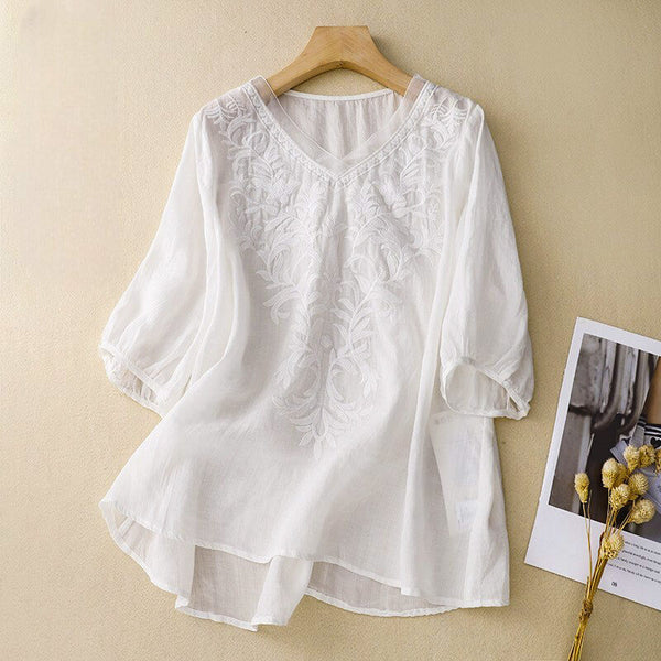 Desirè Cotton-Linen Shirt