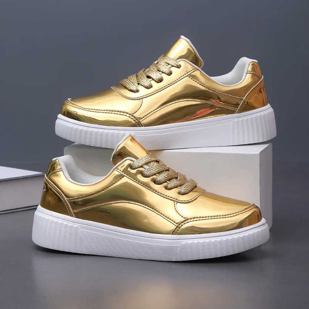 Laura - Gloss Mirror Sneakers