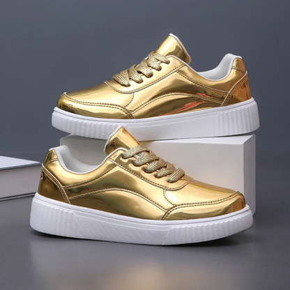 Laura - Gloss Mirror Sneakers