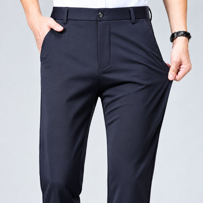 Modena Flat-Front Stretch Trousers