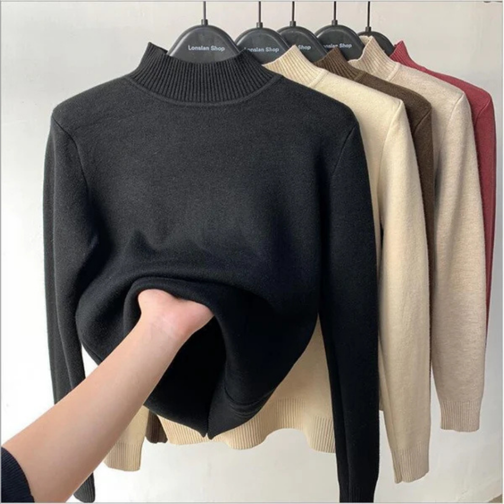 Alice - Pull col roulé de luxe