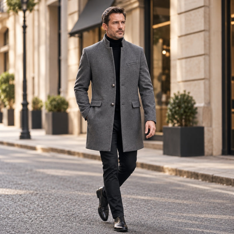 Francesco Wool Overcoat