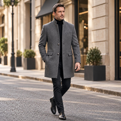 Francesco Wool Overcoat