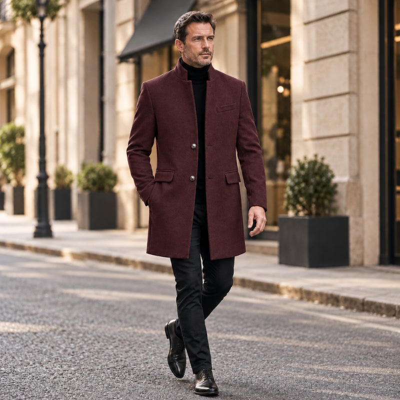 Francesco Wool Overcoat