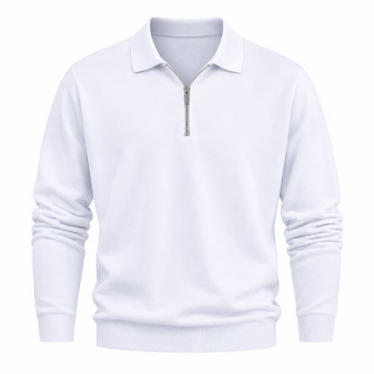 Mario Zip Polo Long Sleeve