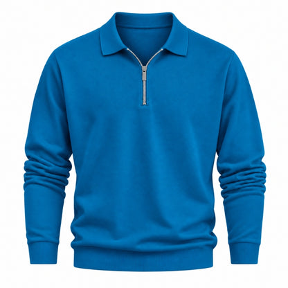Mario Zip Polo Long Sleeve