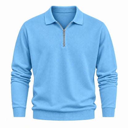 Mario Zip Polo Long Sleeve