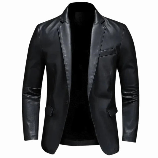 Giorgio Leather Blazer