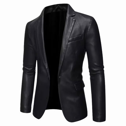 Giorgio Leather Blazer