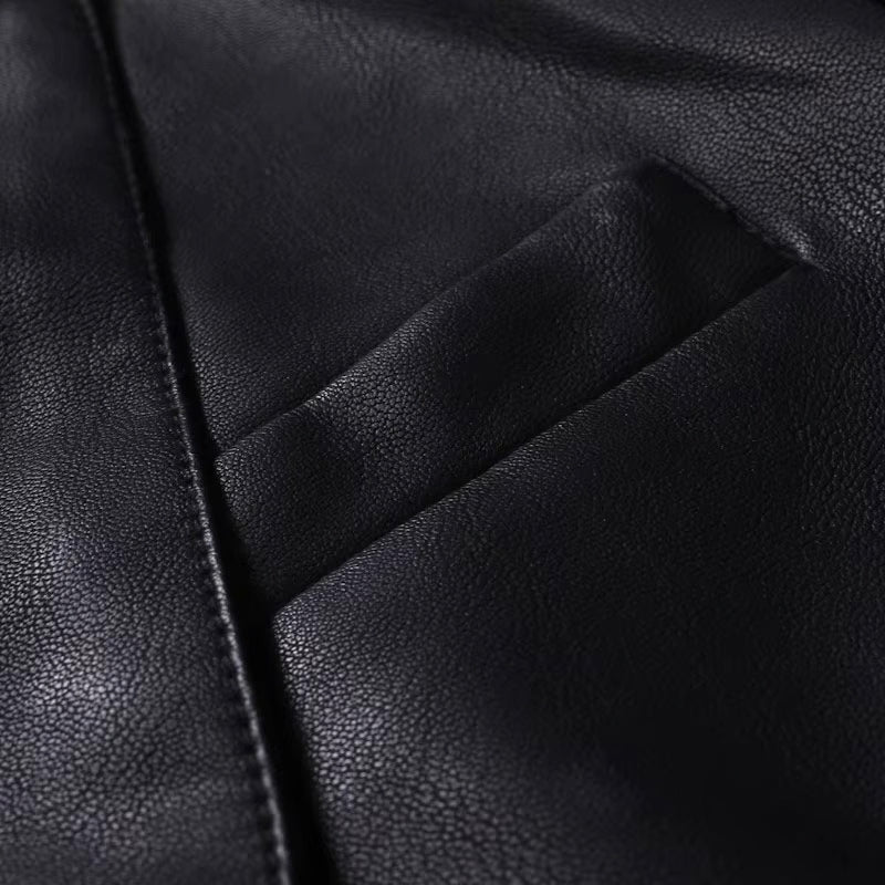 Giorgio Leather Blazer