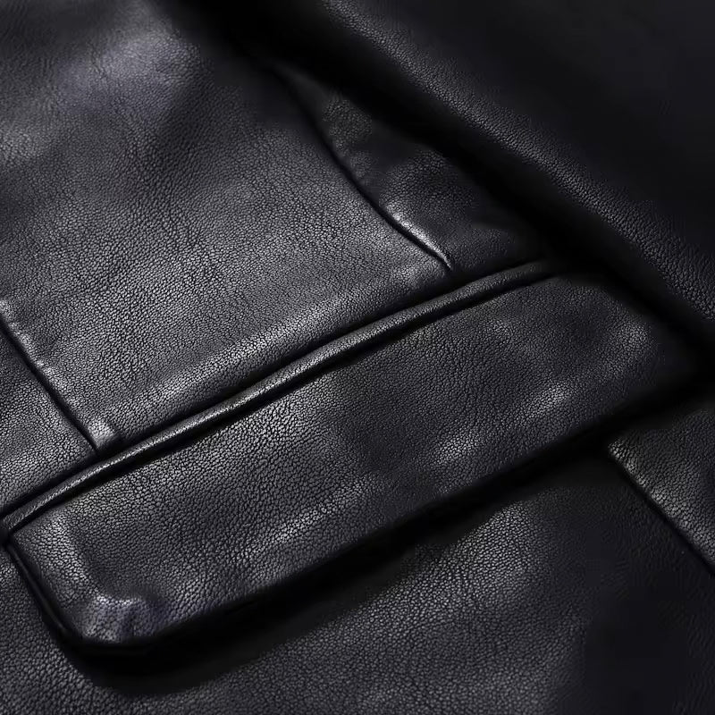 Giorgio Leather Blazer