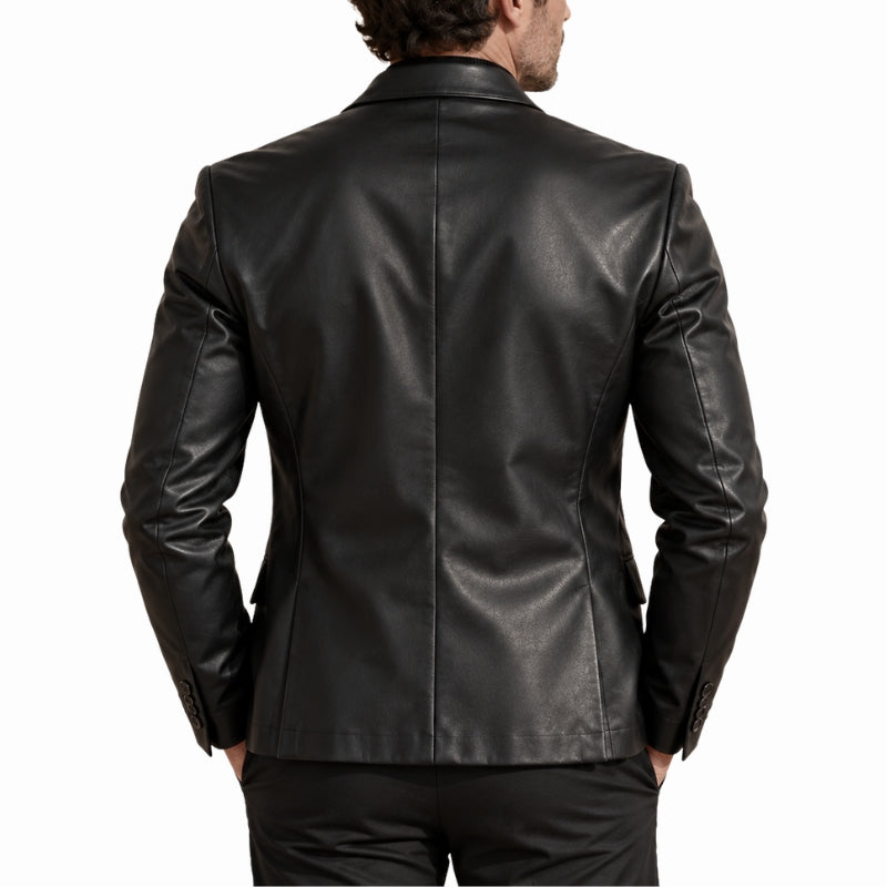 Giorgio Leather Blazer