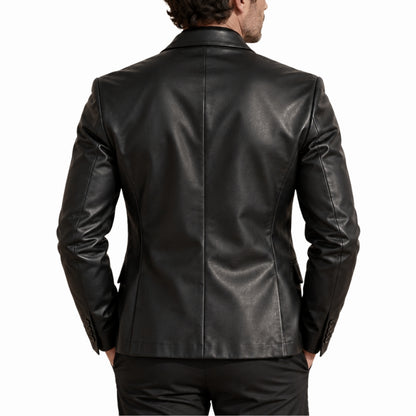 Giorgio Leather Blazer