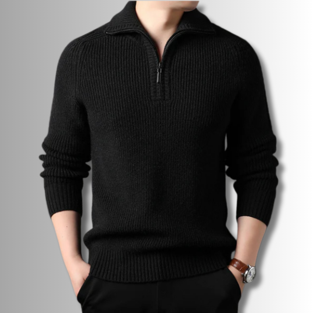 Luigi - Quarter Zip Sweater