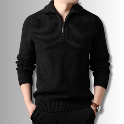 Luigi - Quarter Zip Sweater