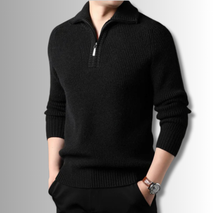 Luigi - Quarter Zip Sweater