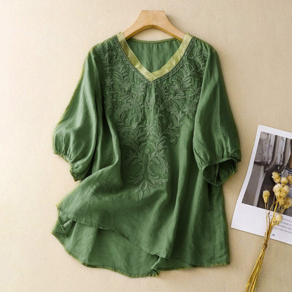 Desirè Cotton-Linen Shirt