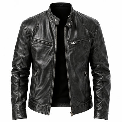 Milano Cafe Racer Leather Jacket