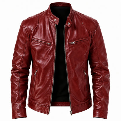 Milano Cafe Racer Leather Jacket