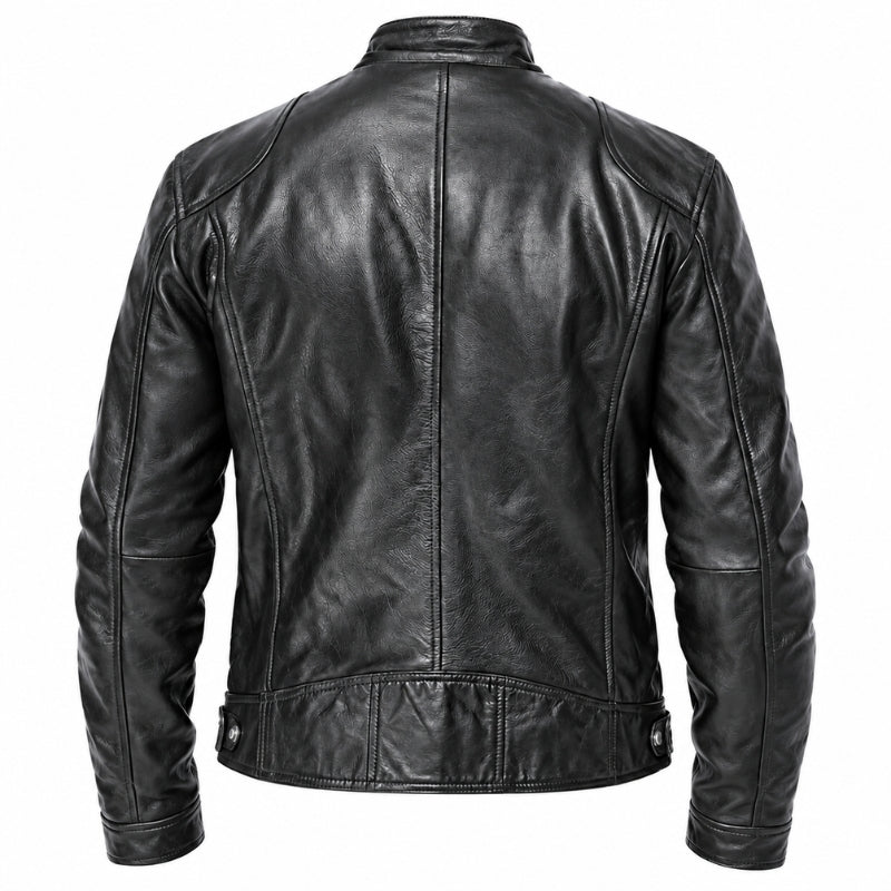 Milano Cafe Racer Leather Jacket