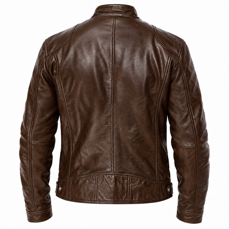 Milano Cafe Racer Leather Jacket
