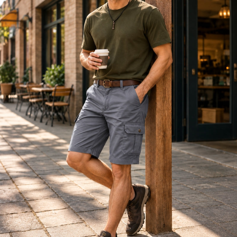 Maremma Contrast Pocket Cargo Shorts