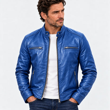 Milano Cafe Racer Leather Jacket
