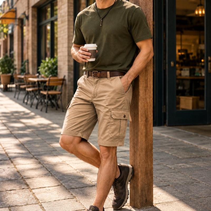 Maremma Contrast Pocket Cargo Shorts