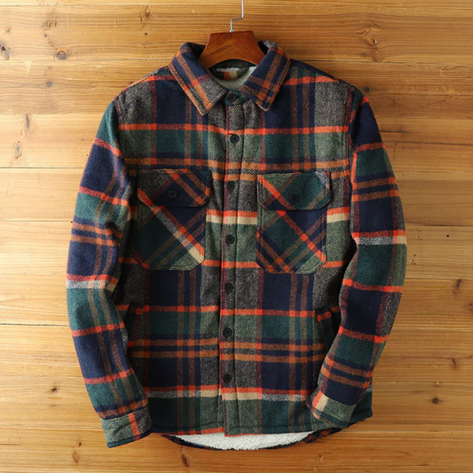 Gianluca - Veste en flanelle Sherpa