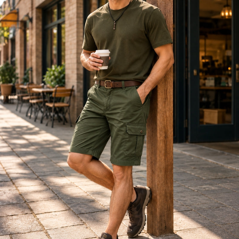 Maremma Contrast Pocket Cargo Shorts