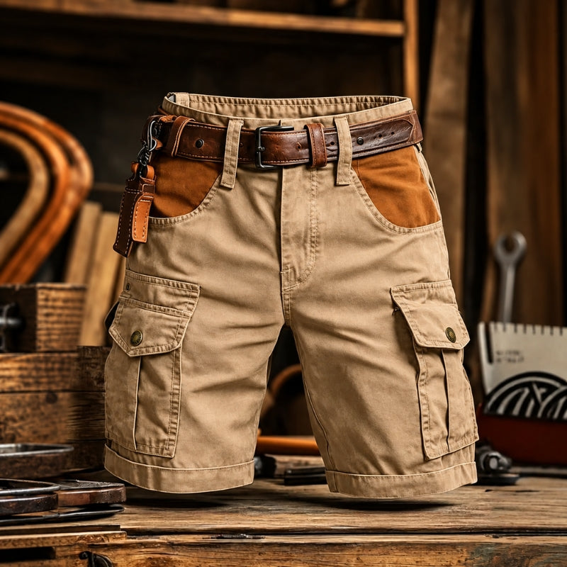 Maremma Contrast Pocket Cargo Shorts