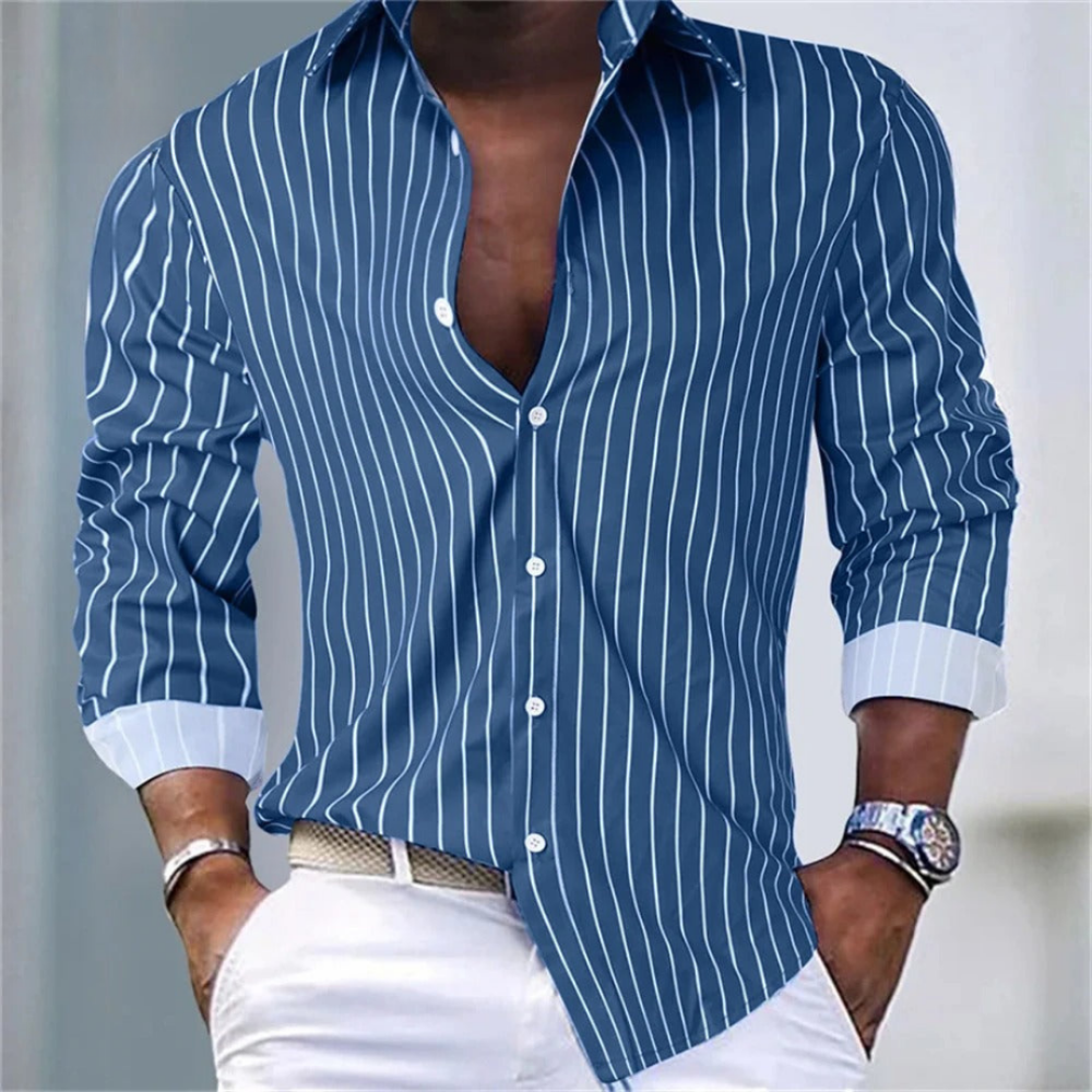 Ermenegildo - Casual Striped Shirt