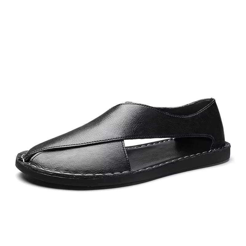 Leonardo Firenze Leather Mules