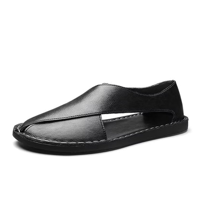 Leonardo Firenze Leather Mules