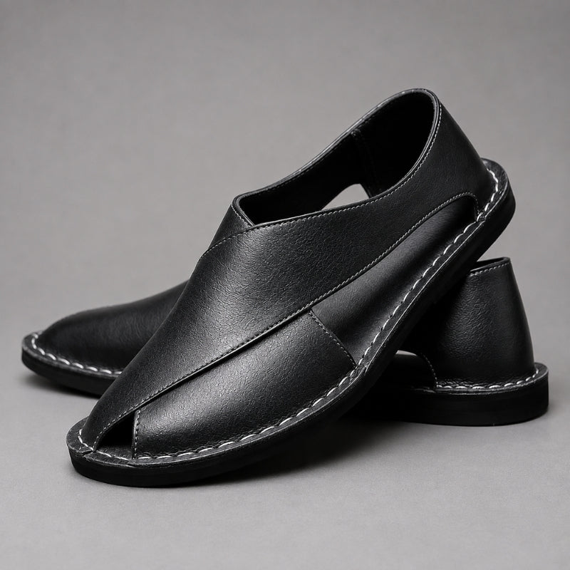 Leonardo Firenze Leather Mules