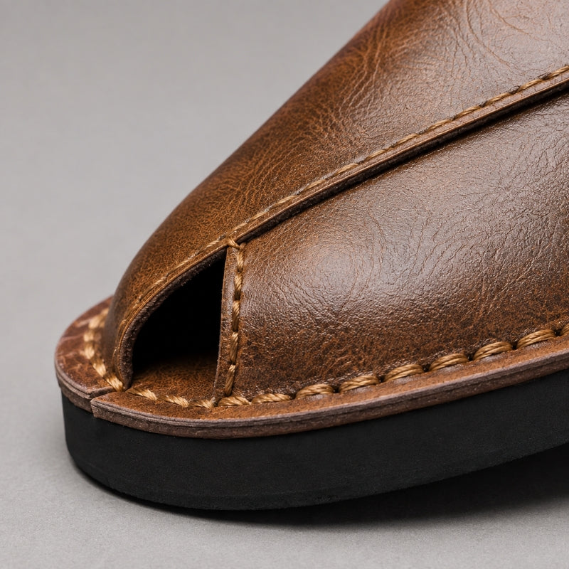 Leonardo Firenze Leather Mules