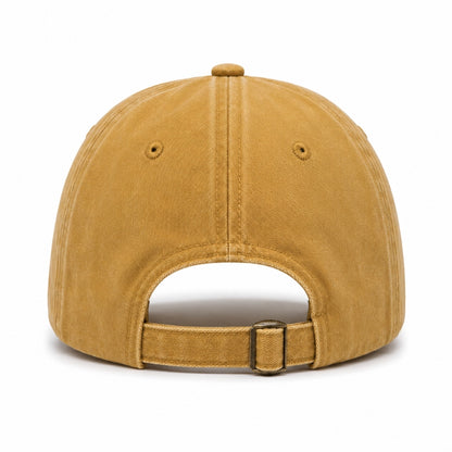 Brown baseball cap on a white background