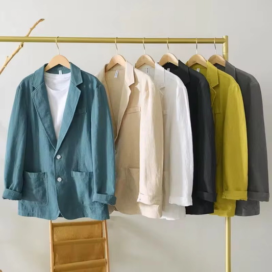 Sergio - Men's Modern Linen Blazer