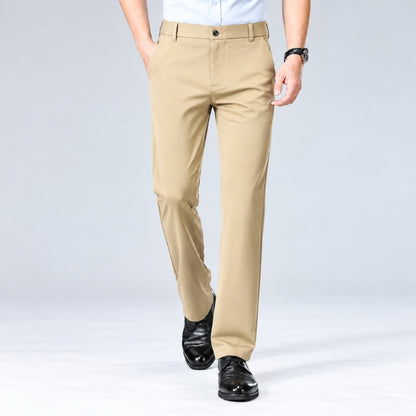 Modena Flat-Front Stretch Trousers
