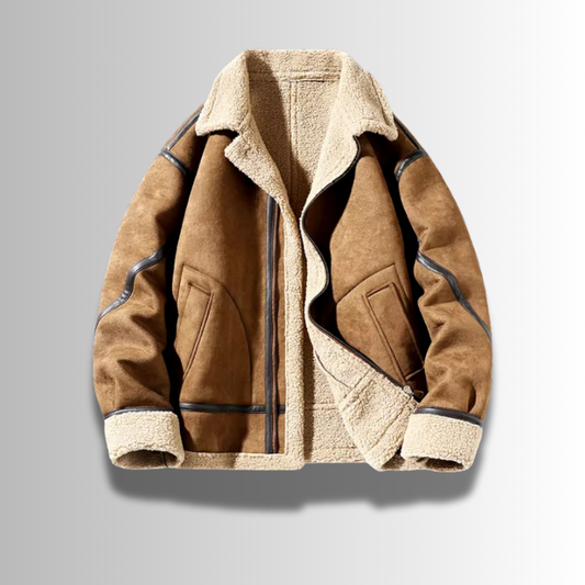 Riccardo - Veste en daim Sherpa