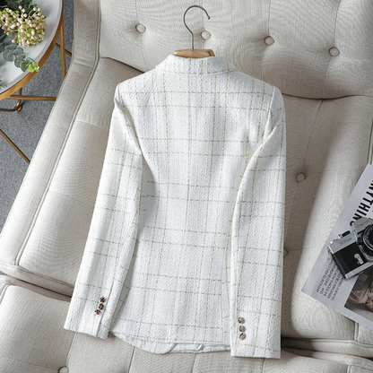 Elisabetta Plaid Blazer
