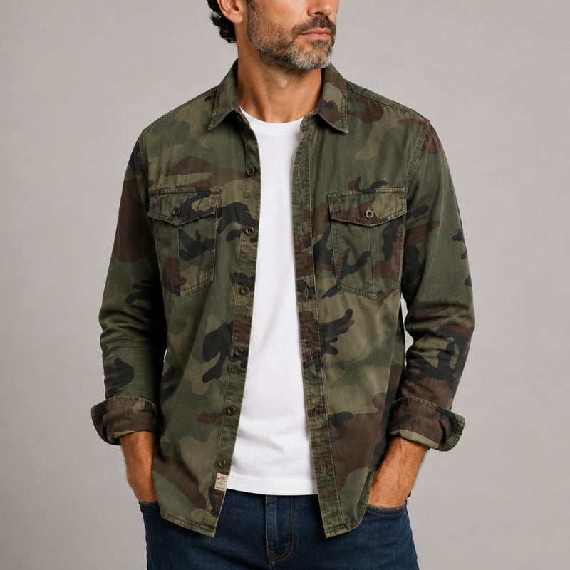 Venezia Camo Shirt Jacket