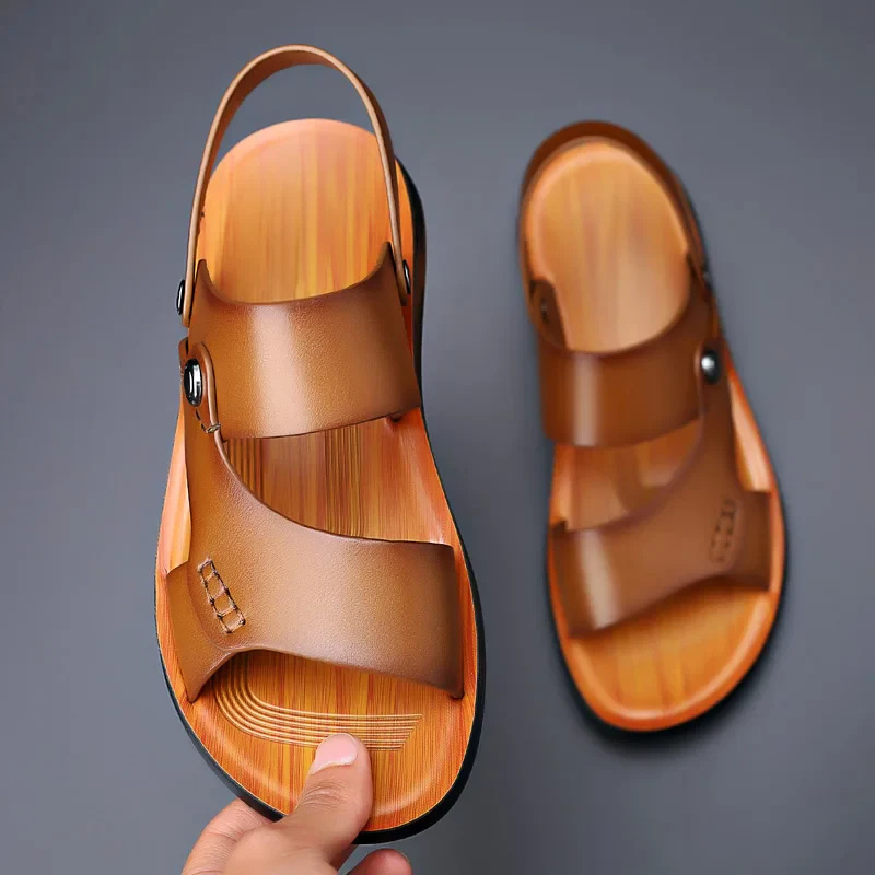 Achille Leather Sandals