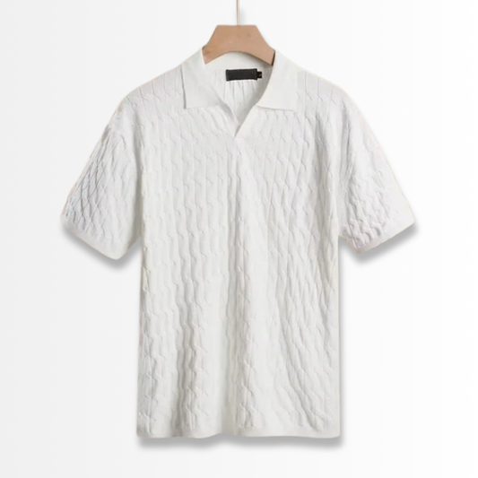 Alberto - Textured Knit Polo