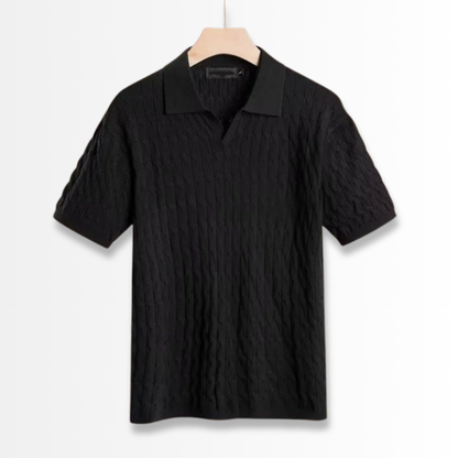 Alberto - Textured Knit Polo