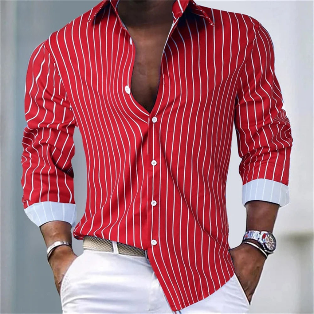 Ermenegildo - Casual Striped Shirt